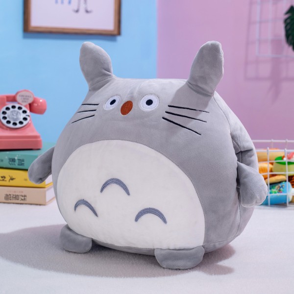 Totoro docka varm hand kudde docka händer i Fylld leksak vinter Totoro 32cm