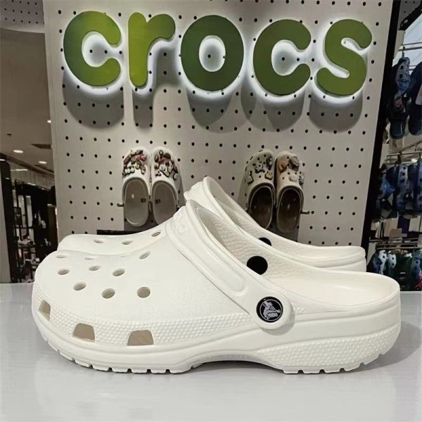 Croc s Slippers Dongdong Shoes Star Classic Herr- och Damskor white 41#CrocsM8