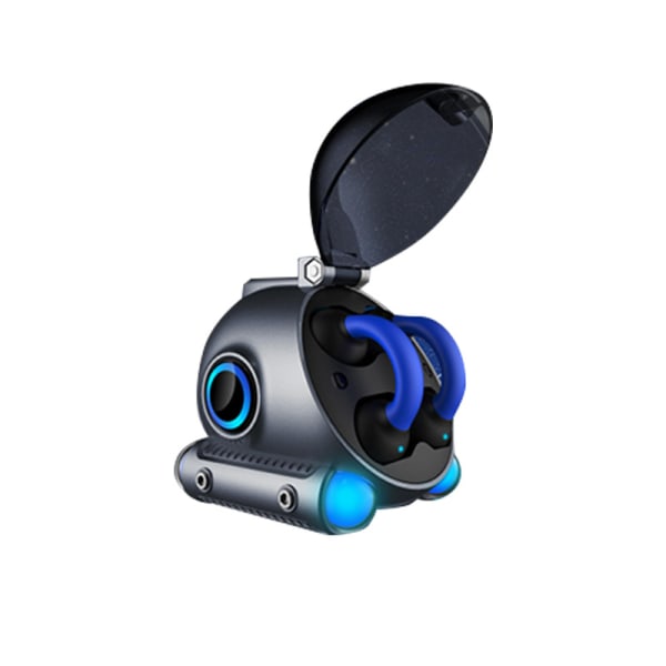 Ny Mini Submarine Cool Ear Clip Bluetooth hörlurar Ingen öroningång Gun Blue submarine style