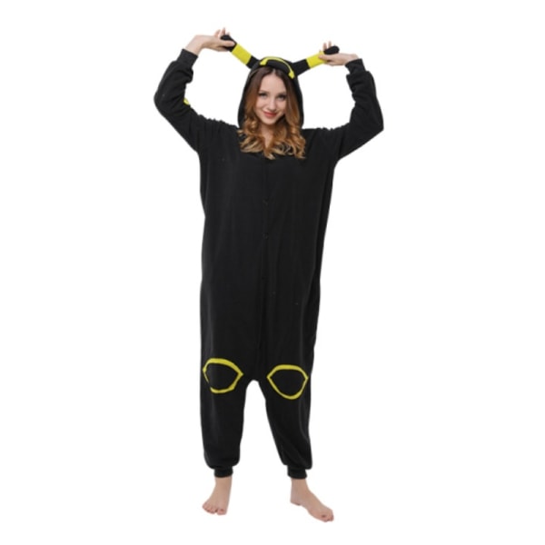 Tecknad ett stycke pyjamas Ibe Animal serie par hem slitage Yellow Circle black XL