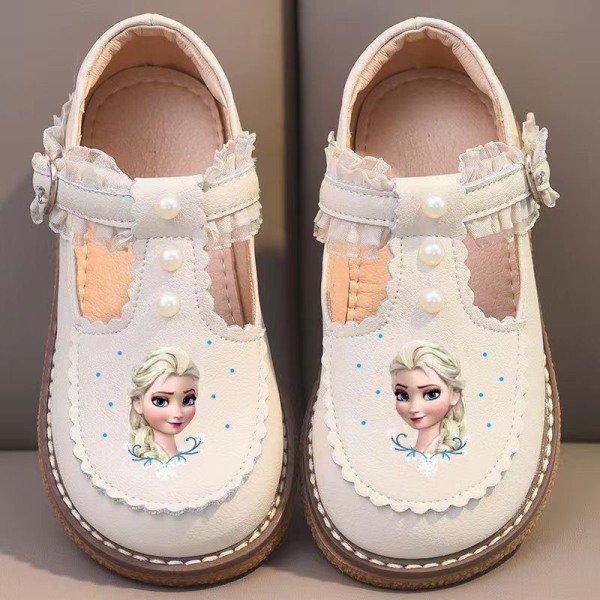 Vår Höst Girls Soft Sole Princess Shoes Halkfria Bean Shoes style 2 26#
