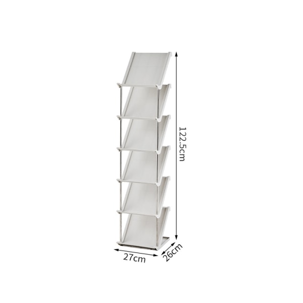 hushållsingång sovsal tofflor förvaringsställ skoskåp Milk ash 6 layers