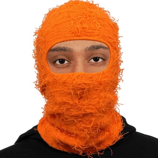 Balakrafa Mössa Herr Dam Stickad Headcover special Yllemössa Orange adjustable