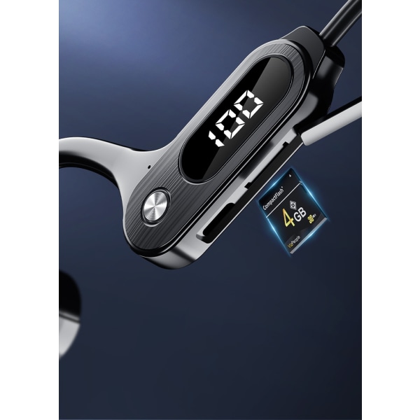 Samsung Bluetooth hörlurar 5.3 stereo Huawei Apple hörlurar black Digital display