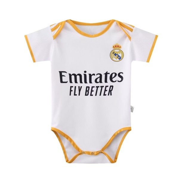 24 Baby fotbollströja Argentina Kolo baby BB Boilersuit Real Madrid Home 12-18months