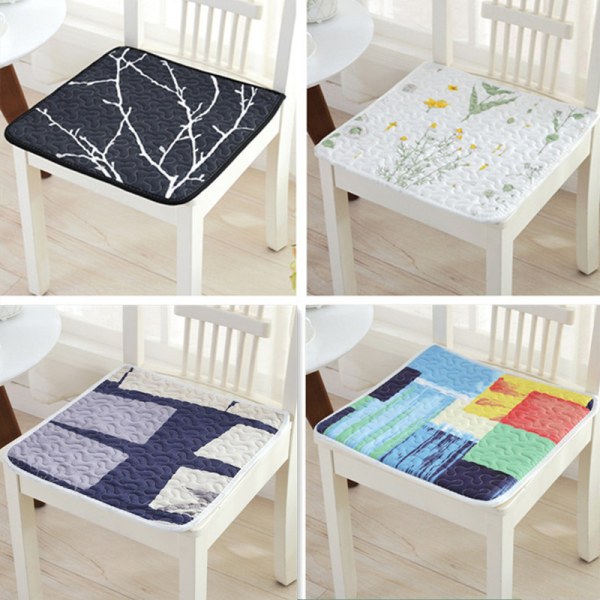 Kontorsstolsdyna Vinterkudde Varma plyschskor Bänk Four Seasons Thin Chair Cushion 40*40