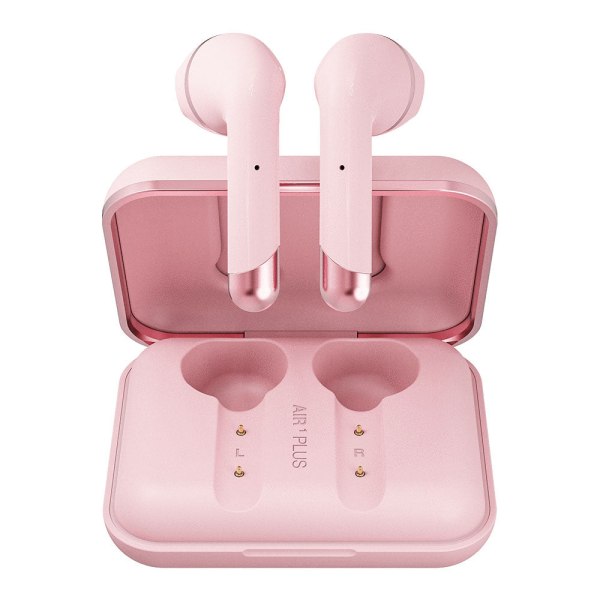 Air 1 Plus – Luksus trådløse ørepropper – 40 timers spilletid Pink Gold