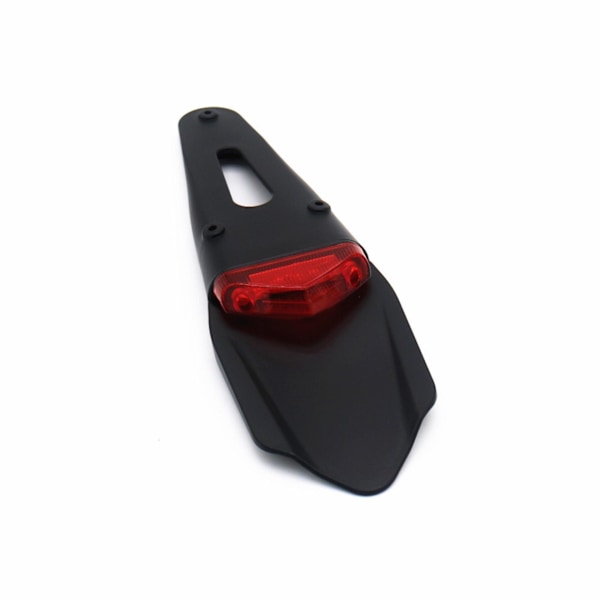 Motorcykel LED Bagskærm Parkeringsbremse 12v Lys Advarselslys Universal Off Road Motorcykler Baglygte Bil Tilbehør | | Sort Black