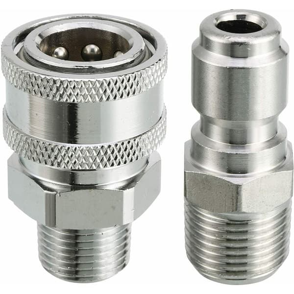 Högtryckstvätt Snabbkopplingsadapter Kit, 9,5mm Hane, 5000 PSI 3/8'' Snabbkopplingskit - Hane