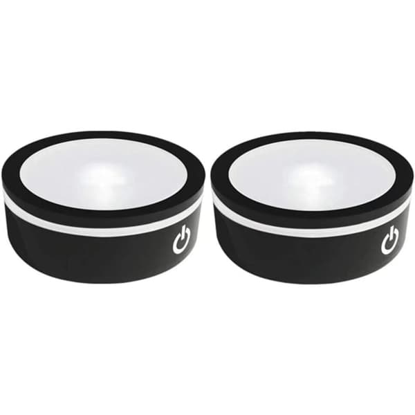 LED Lys Base Rundt Skridsikkert Stativ til 3D Krystal Glas Kugle Kunst med Touch Switch Multi-Farve Display Ferie Dekoration