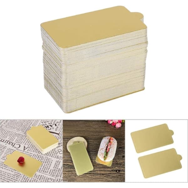 100% Resirkulerbare 100 stk Mini Kakeformer, Miljøvennlige Bakeartikler