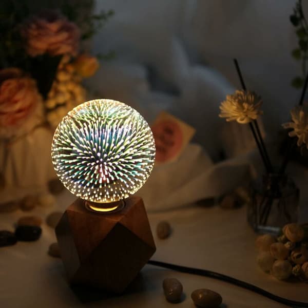 3D-ilotulitus LED-lamppu Edison G95 4W E27 joulukoriste