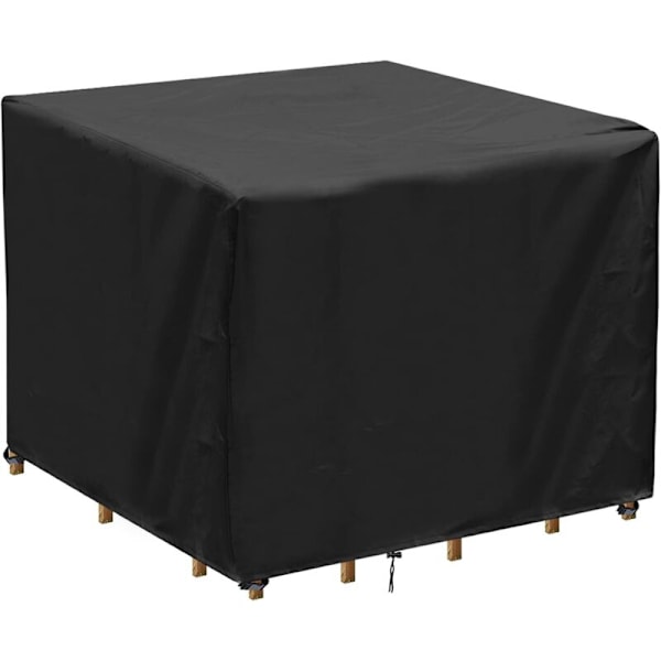 Firkantet havebordsovertræk, vandtæt havemøbelovertræk, anti-UV, Oxford stof bordstoleovertræk til udendørs havemøbler (90x90x90cm)