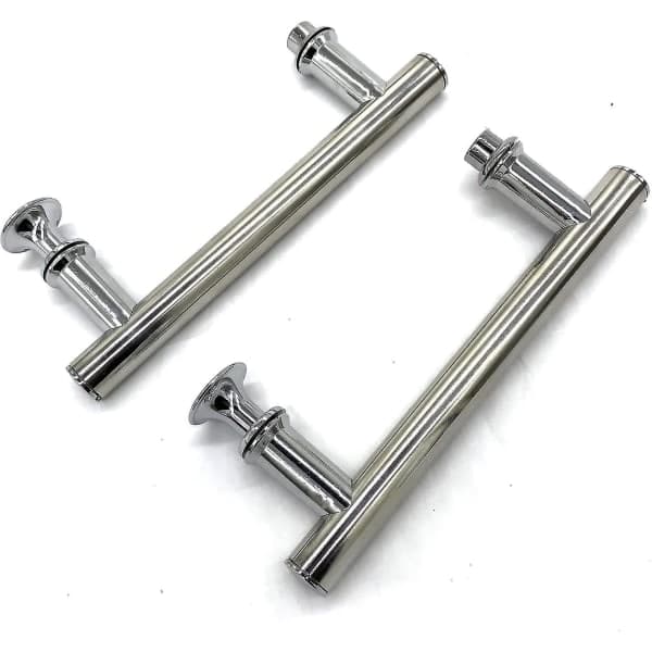 2 stk 145 mm (14,5 cm) Krom Abs dusjdørhåndtak, hull til hull