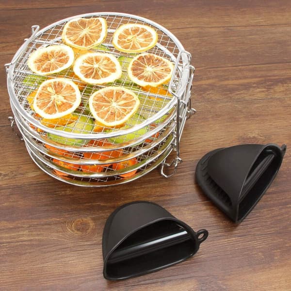 Dehydrator Rack til Ninja Foodi 6.5 & 8 Quart, Fødevaregodkendt Rustfrit Stål 6.5&8