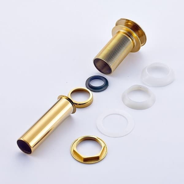 Push Pop-Up Click Clack Vask Afløbsprop - Forebygger Overløb - Kompatibel med Un-Fendue