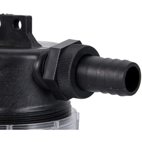 Justerbart inline vattenpumpsfilter nät sprinkler transparent mesh sil 20mm trädgårdsredskap