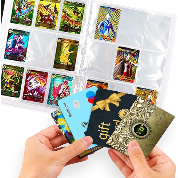 9 lommer 432 kort Anime Album Bog Pikachu Favorit Spil Game Map Binder Folder Beast