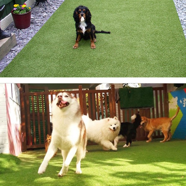 Vattentät konstgräs hundkissmatta l-46*71cm för husdjur