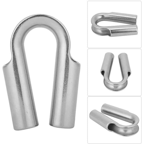 Kabelkaus i rustfrit stål til 8 mm kabel