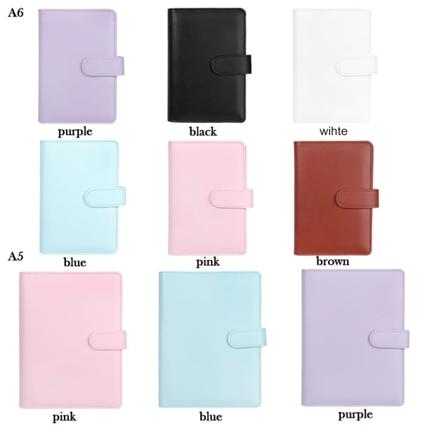 A6/A5 Notebook -filmapp Anteckningsblockomslag COVER A6 lila A6 purple A6