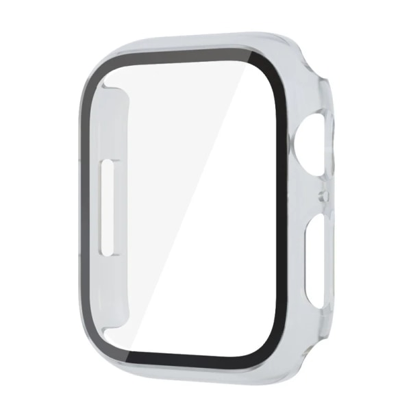 Glas+ Cover for Apple Watch case 9 8 7 6 SE 5 iWatch Tilbehør Skjermbeskytter Apple Watch Series 45mm 41mm 44mm 40mm 42mm 38mm Transparent Transparent Transparent 45mm series 7 8 9