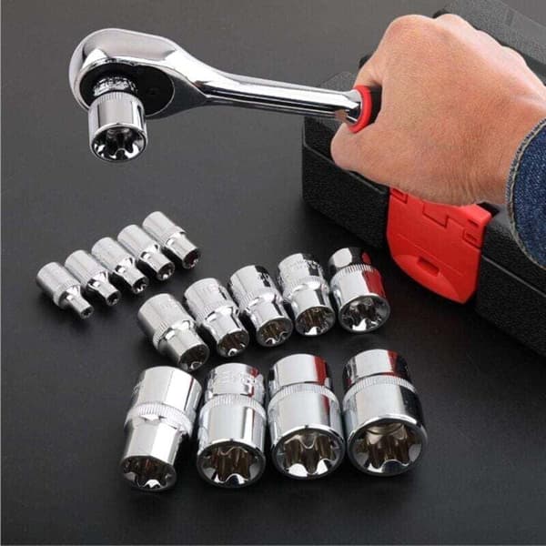 14-Dels E4-E24 E-Torx Hunn Torx Pipesett.