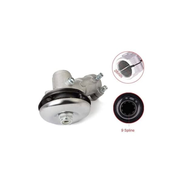 28mm girkasse for ryddesag universal gressklipper gresstrimmer motorsag 9 tenner rund