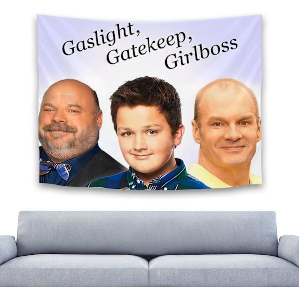 Rolig Meme Gobeläng Gaslight Gatekeep Girlboss Gobeläng Bertra