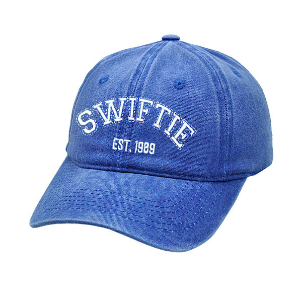 Taylor Swift cap 1989 broderhatt Retro bomullsmössa Unisex fra fans navy blue