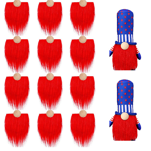 Rund träkula DIY handgjord dvärg dvärg prydnader ny produkt Bright red