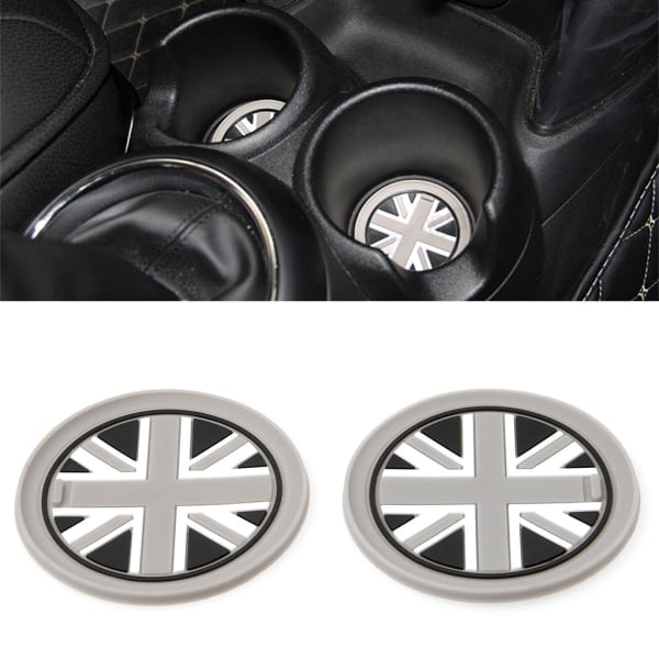 7,7 mm silikone gel bilkop anti-slip måtte til Mini til Cooper 2011 2012 2013 R Grå