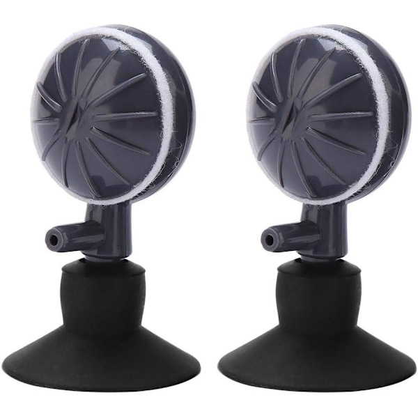 2 st luftbubblor sten sugkopp akvarium bubblare justerbar roterande typ syrediffusor för akvarier hydroponisk pump för akvarier