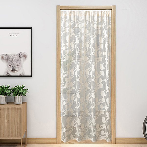 Blondestof-dørgardin vindue skærm tulipan dørgardin 140*220 Tulip Door Curtain 140*220