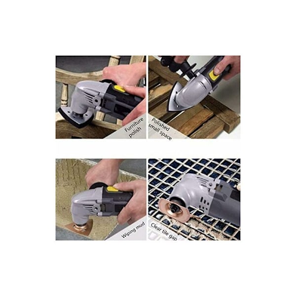 40 stk. slipepapir Multi Sander Bosch PSM 160 A PSM 80 A Prio Ventaro Metabo FMS 200 Intec Skil Octo Detalj Palm Sander Blandet Korning,