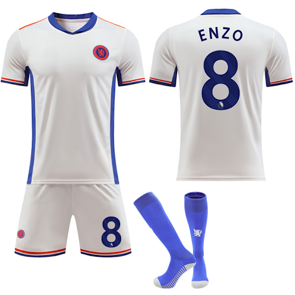 Chelsea jalkapallopaita 2024-2025, Enzo No.8, lapset ja aikuiset XS