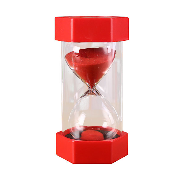 Tidsglas Sandur Timer Glas Timer Gadget Boutique Samleobjekt Legetøj Stor Tidsglas red 15Minutes