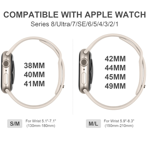 4-pack remmar kompatibla med Apple Watch - remmar för Apple Watch Ultra/iWatch Series 8 SE 7 6 5 4 3 2 1, ljusa färger