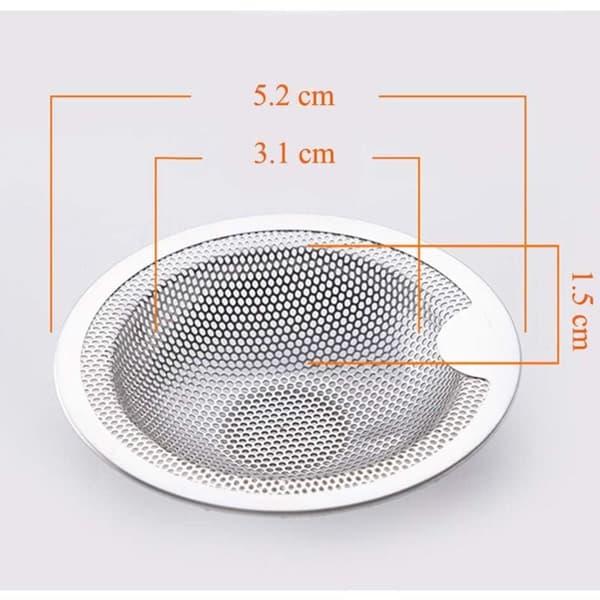 Vaskesier i rustfrit stål, et sæt med to stykker (5 CM)