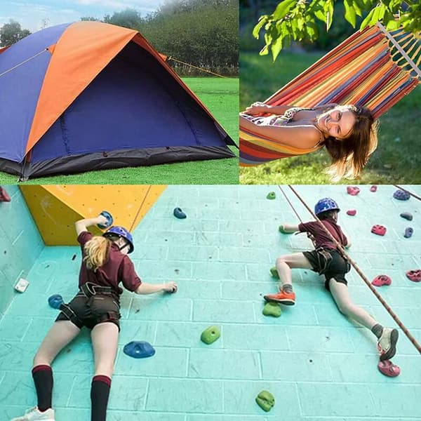 Ulkokiipeilyköysi, Ulkokiipeilyköysi, Punottu Nylon Turvaköysi, 10m
