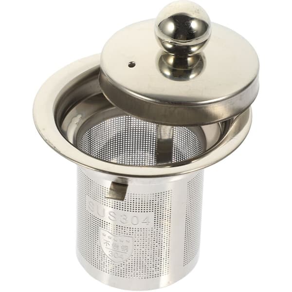 Te-filter si af rustfrit stål, kompatibel med de fleste tekander, te-si med net