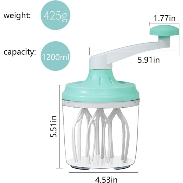 Matlagning Visp Whirlwind Visp Set$ ​​Visp Mjölkskummare Kök CDQ