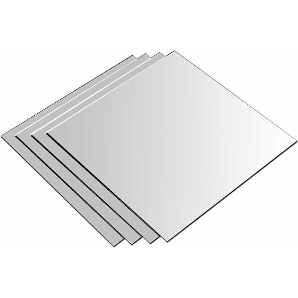 Firkantede speil 20x20cm firkantet mosaikk Sett med 8