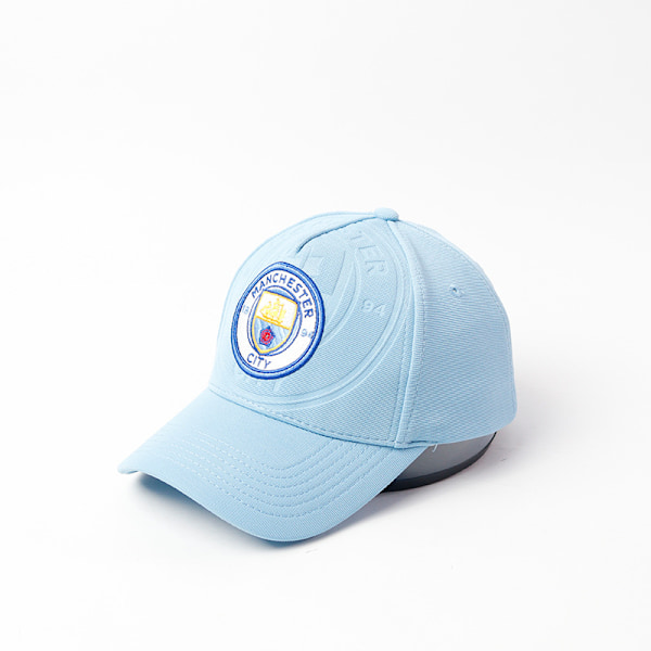 Manchester City Solhatt Fotballag Souvenir preget cap lake blue lake blue