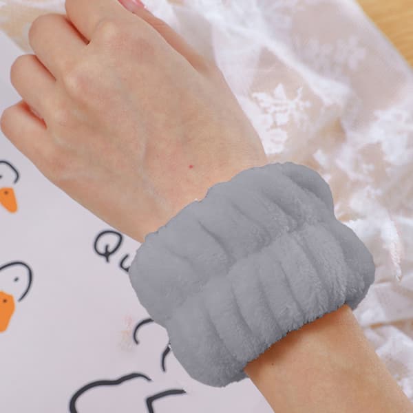Scrunchies håndledsbånd til vask af ansigtsabsorberende håndled