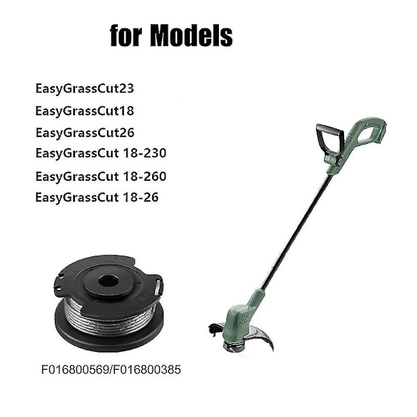 6-pack F016800569 siimankela ja siima Bosch EasyGrassCut 23, 26, 18, 18-230, 18-260, 18-26 -vaihto