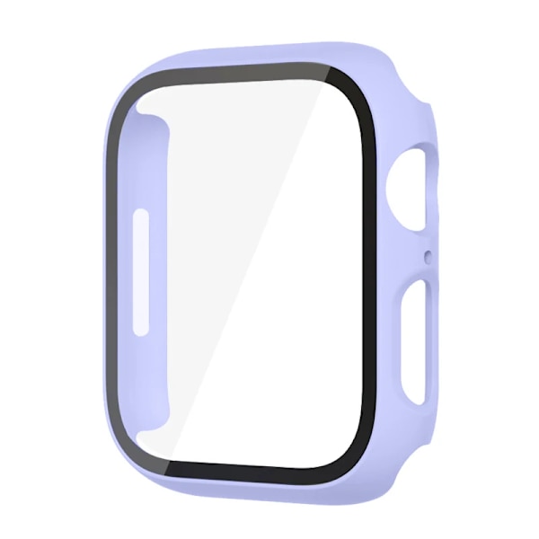 Glasskydd kompatibelt med Apple Watch Series 9/8/7/6/SE/5, Kompatibelt med Apple, 45mm/44mm/42mm/41mm/40mm/38mm, Lila Lilac 41mm series 7 8 9