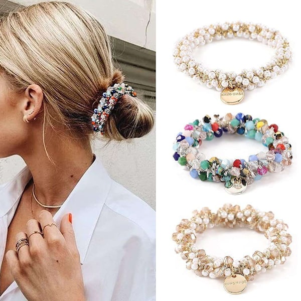 Hårbånd med sten - Bryllup - Armbånd Multicolor multicolor