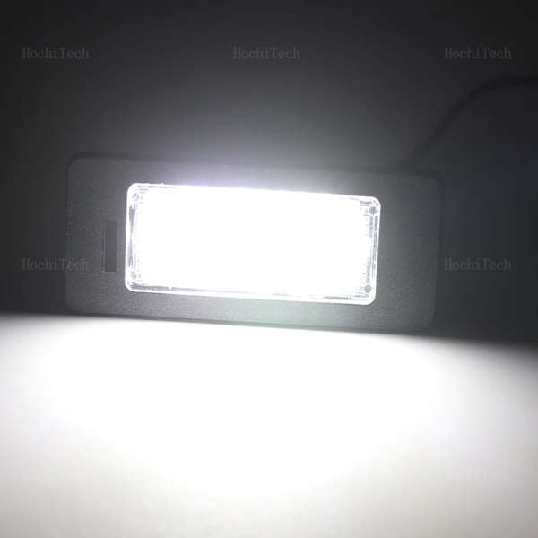 2x Canbus LED-nummerplåtsljuslampa för Audi A1 A4 B8 4D 5D A5 S5 2D 5D A6 S6 för VW Golf Passat LED-nummerlampa VIT WHITE