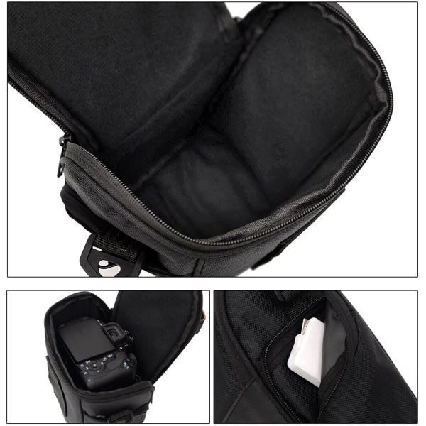 Vanntett SLR DSLR-deksel for Nikon for Canon Svart